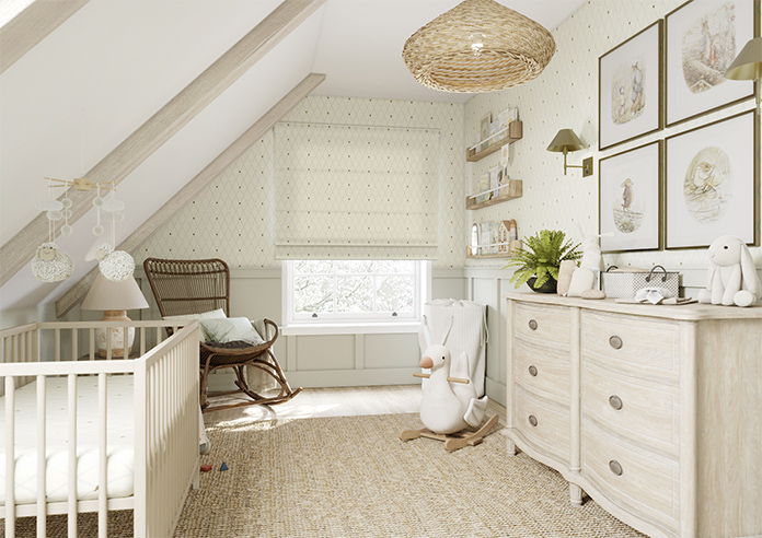 Puddle Down, Trellis Shell - Roman Blind - Image 6